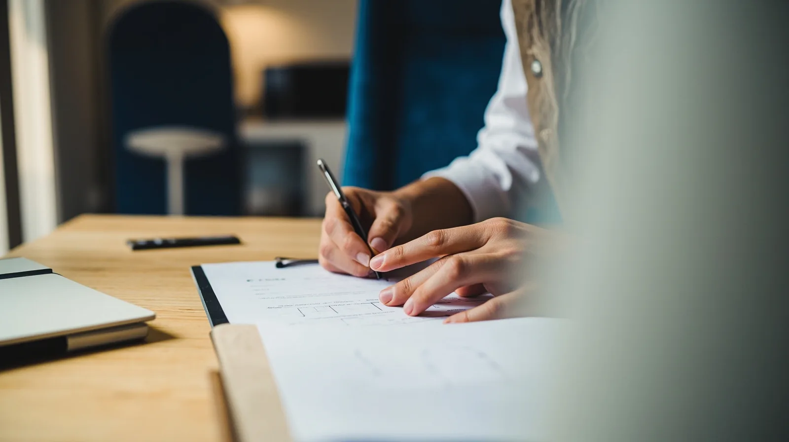 Choosing contact details for an auction or tender introduction