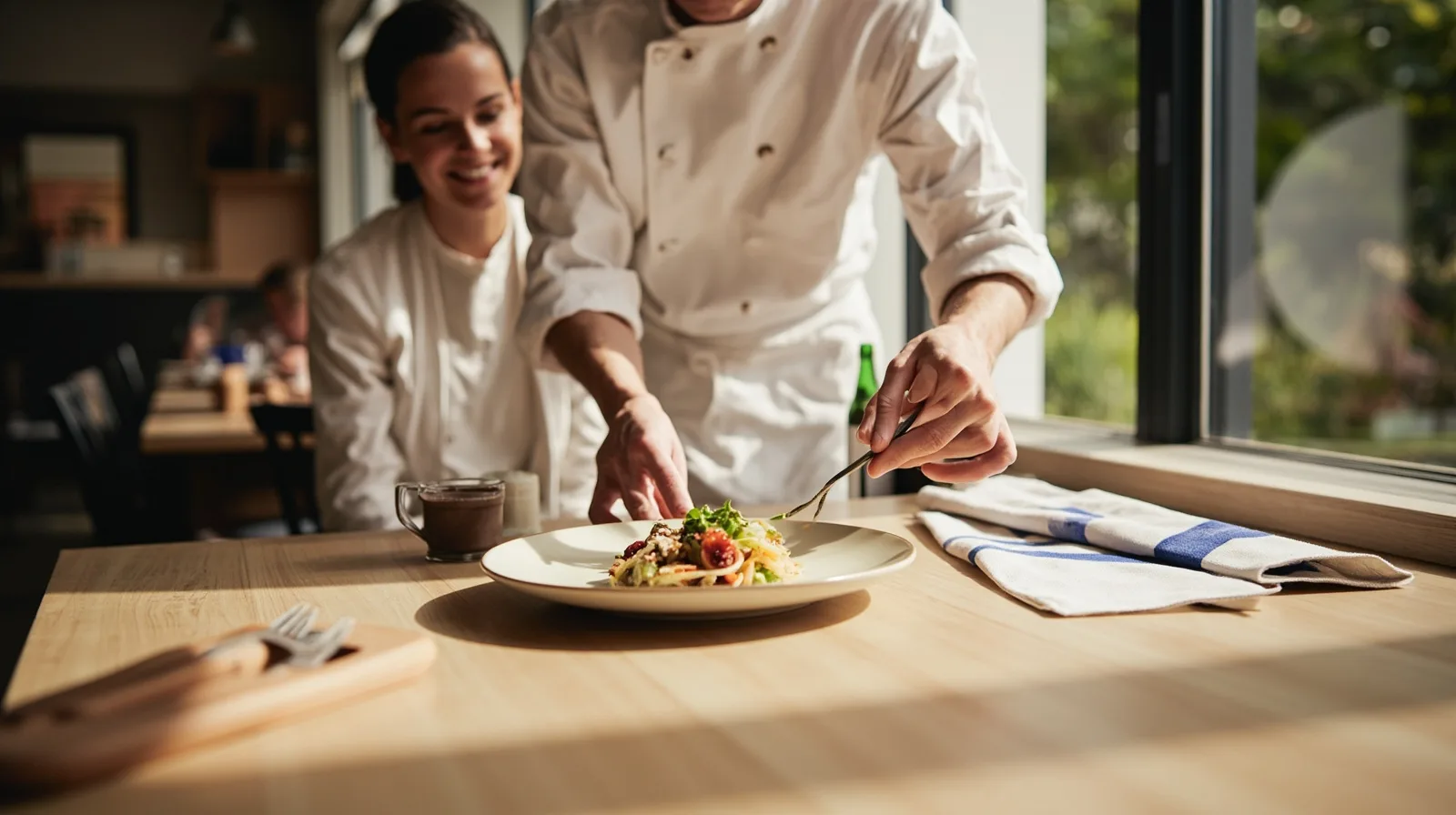 A Four-Page Content List for a Restaurant Menu Website